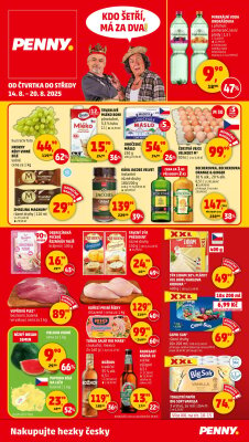 aktuální leták Penny Market 14.8.2025-20.8.2025