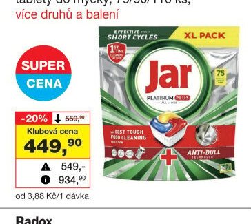 Jar tablety do myčky