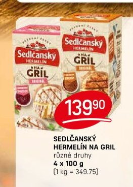 Sedlčanský Hermelín na gril