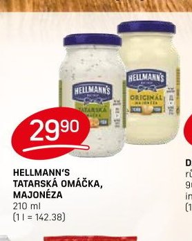 Hellmann's Tatarská omáčka, majonéza