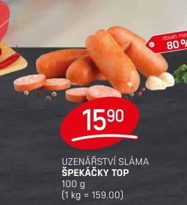 Uzenářství Sláma špekáčky top