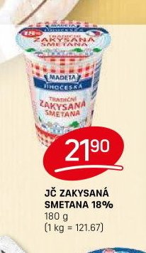 JČ ZAKYSANÁ SMETANA 18% 180 g