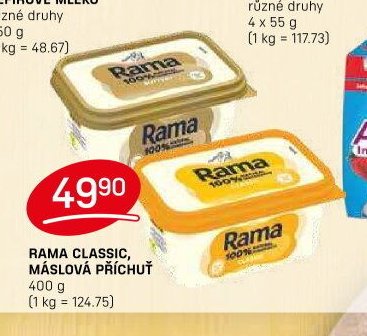 RAMA CLASSIC, MÁSLOVÁ PŘÍCHUŤ 400 g