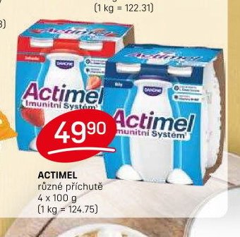ACTIMEL různé příchutě 4 x 100 g