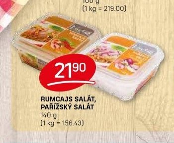 Rumcajs salát, Pařížský salát