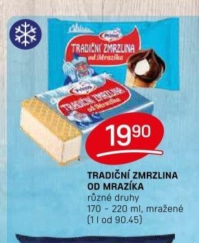 Tradiční zmrzlina od Mrazíka