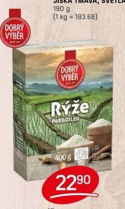 RÝŽE PARBOILED