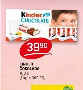 Kinder čokoláda