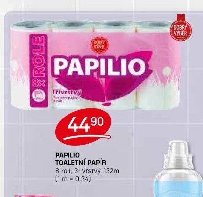 PAPILIO TOALETNÍ PAPÍR