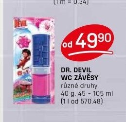 DR. DEVIL WC ZÁVĚSY