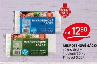 MIKROTENOVÉ SÁČKY
