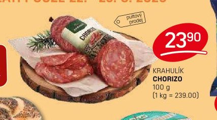 KRAHULÍK CHORIZO 100 g