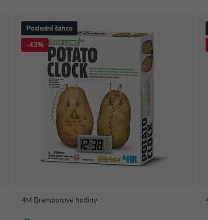 4M Bramborové hodiny