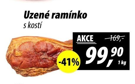 Uzené ramínko s kostí