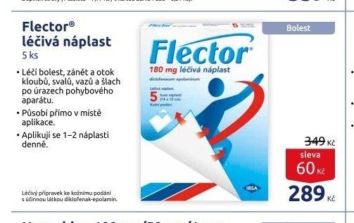 Flector léčivá náplast
