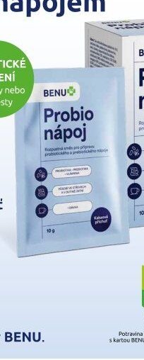 BENU Probio nápoj kakaová příchuť 10x 10g