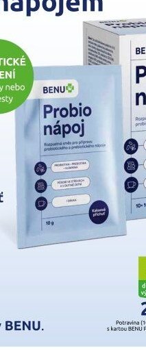 BENU Probio nápoj kakaová příchuť 10x10 g
