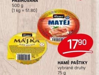 Hamé paštiky