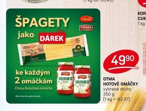 Otma hotové omáčky