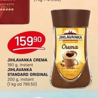 Jihlavanka Crema, Jihlavanka Standard Original