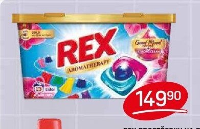 REX PROSTŘEDKY NA PRANÍ