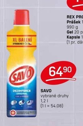 SAVO vybrané druhy