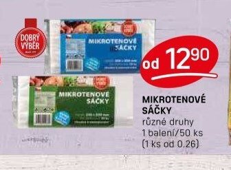 MIKROTENOVÉ SÁČKY různé druhy