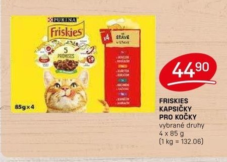 FRISKIES KAPSIČKY PRO KOČKY vybrané druhy