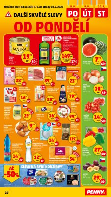 aktuální leták Penny Market 4.9.2025-10.9.2025