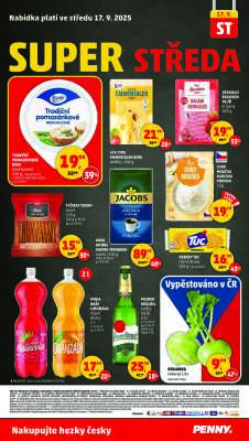 aktuální leták Penny Market 11.9.2025-17.9.2025