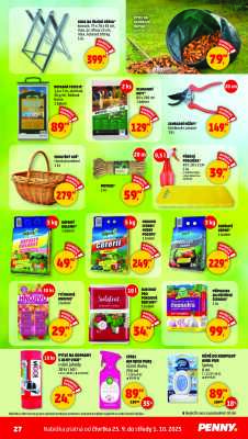 aktuální leták Penny Market 25.9.2025-1.10.2025