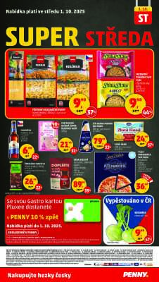 aktuální leták Penny Market 25.9.2025-1.10.2025