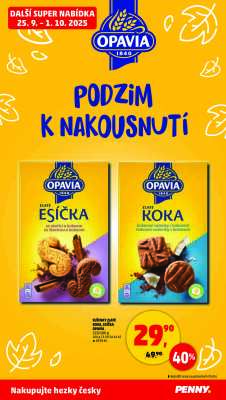 aktuální leták Penny Market 25.9.2025-1.10.2025