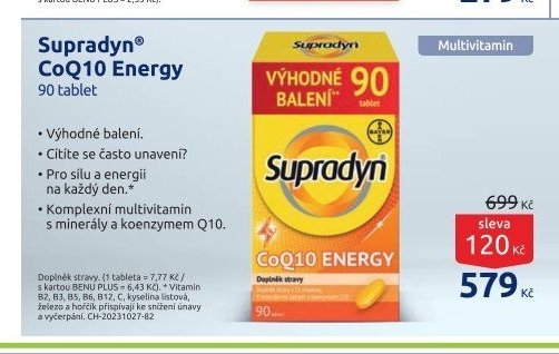 Supradyn CoQ10 Energy 90 tablet