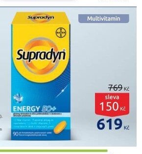 Supradyn ENERGY 50+ 90 potahovaných tablet