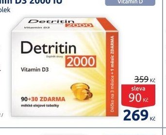 Detritin Vitamin D3 2000 IU