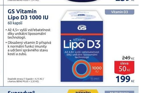 GS Vitamin Lipo D3 1000 IU