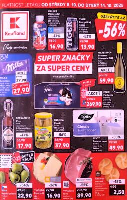 aktuální leták Kaufland 8.10.2025-14.10.2025