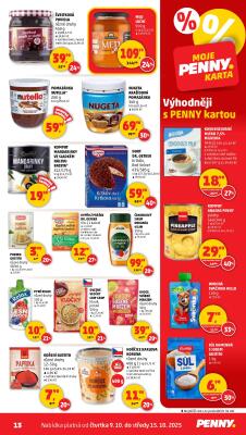aktuální leták Penny Market 9.10.2025-15.10.2025