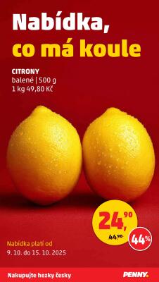 aktuální leták Penny Market 9.10.2025-15.10.2025