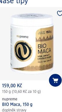 nupreme BIO Maca, 150 g