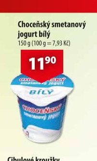 Choceňský smetanový jogurt bílý
