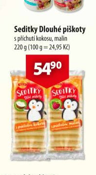 Seditky Dlouhé piškoty