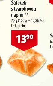 Šáteček s tvarohovou náplní