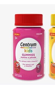 Centrum Kids Gummies malina a jahoda
