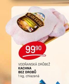 VODŇANSKÁ DRŮBEŽ KACHNA BEZ DROBŮ