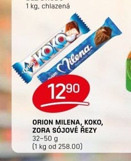 ORION MILENA, KOKO, ZORA SÓJOVÉ ŘEZY