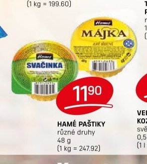 HAMÉ PAŠTIKY různé druhy