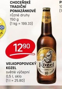 VELKOPOPOVICKÝ KOZEL světlé výčepní