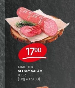 KRAHULÍK SELSKÝ SALÁM 100 g